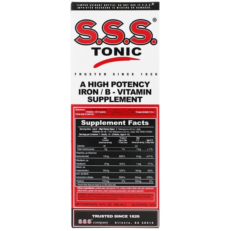 High Potency Iron/B-Vitamin Supplement