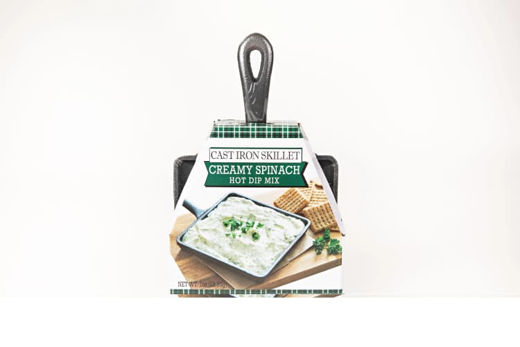 Scm Designs Mini Cast Iron Skillet Savory Mixes, Creamy Spinach