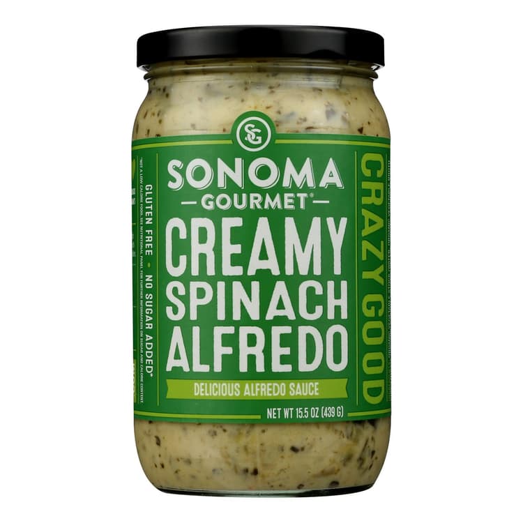Sonoma Gourmet Alfredo Sauce Creamy Spinach