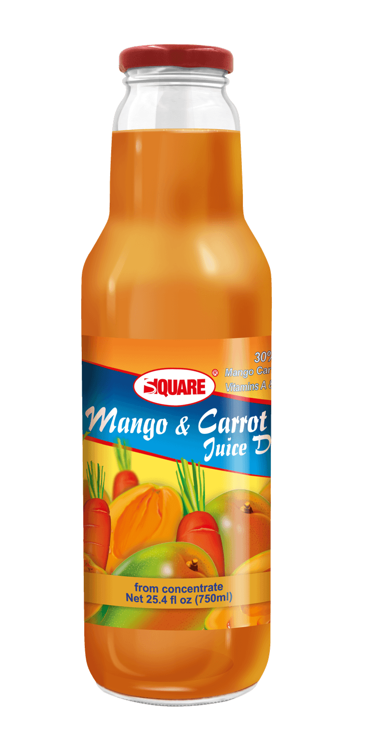 Square Juice Drink, Mango & Carrot
