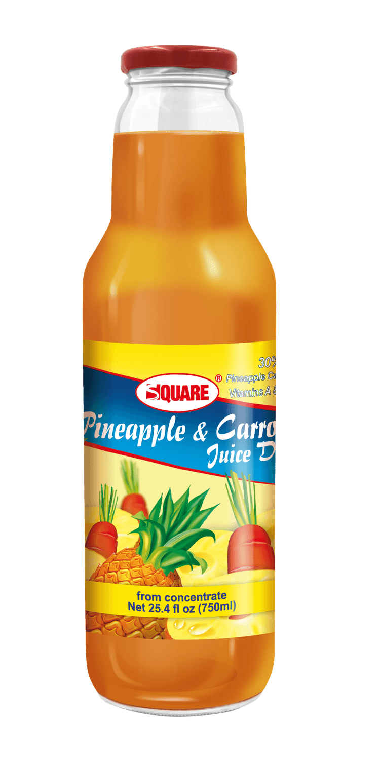 Square Juice Drink, Pineapple & Carrot