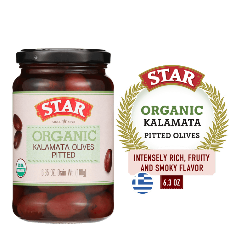 Star Natura Organic Kalamata Olives Pitted