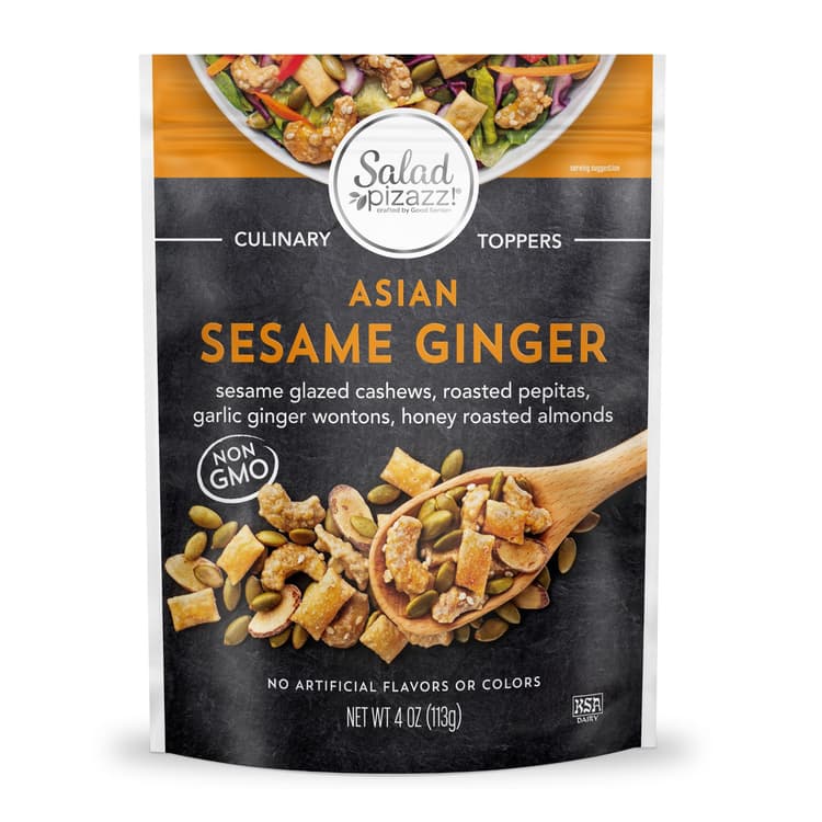 Salad Pizazz! Asian Sesame Ginger Salad Topping, Non-Gmo, No Artificial Flavors Or Colors