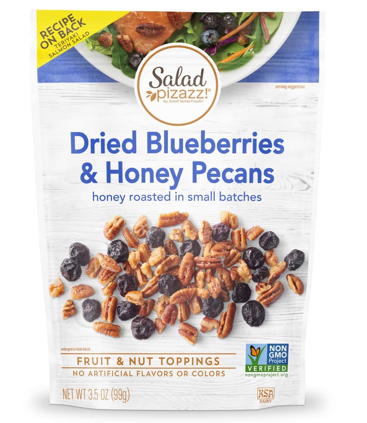 Salad Pizazz! Dried Blueberries And Honey Pecans Fruit & Nut Topping