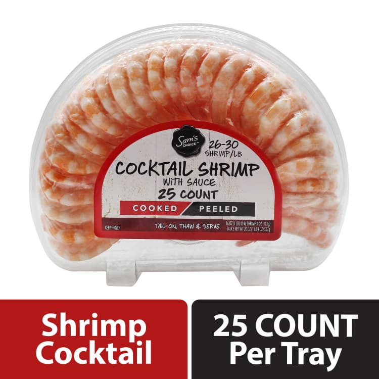 Sam'S Choice Peeled Deveined Shrimp Cocktail Ring With Sauce