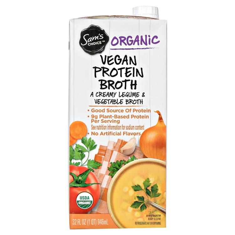 Sam'S Choice Organic Vegan Protein Broth