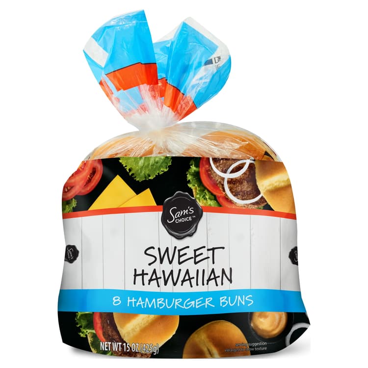 Sam'S Choice Sweet Hawaiian Hamburger Buns
