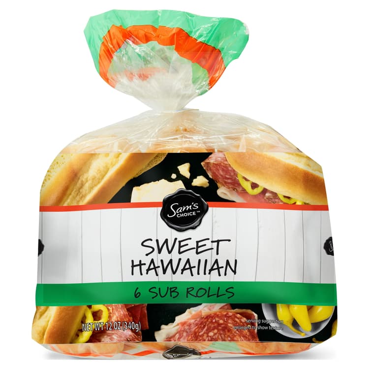 Sam'S Choice Sweet Hawaiian Sub Rolls