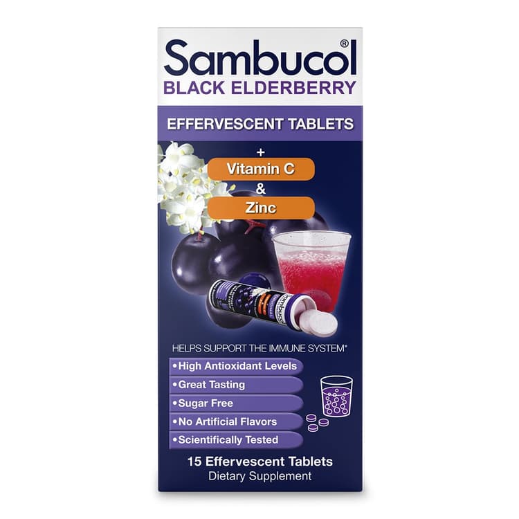 Sambucol Black Elderberry Effervescent Drink