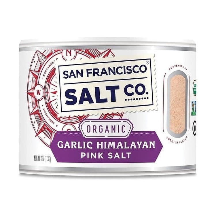 San Francisco Salt Co. Organic Garlic Pink Himalayan Salt