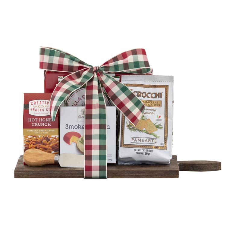 Savory Cutting Board Holiday Gift Basket By Houdini