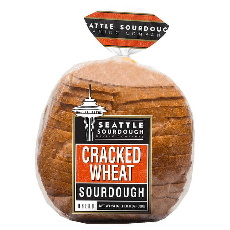 Seattle Sourdough Baking Company Bread Sliced Round Cracked Wheat Sourdough