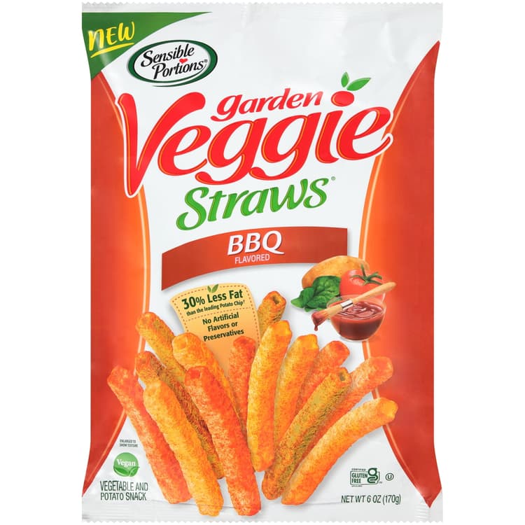 Sensible Portions Gluten-Free Bbq Garden Veggie Straws