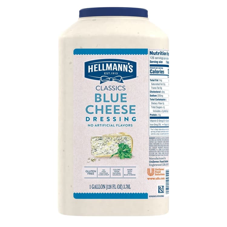 Hellmanns Dressing, Chunky Blue Cheese