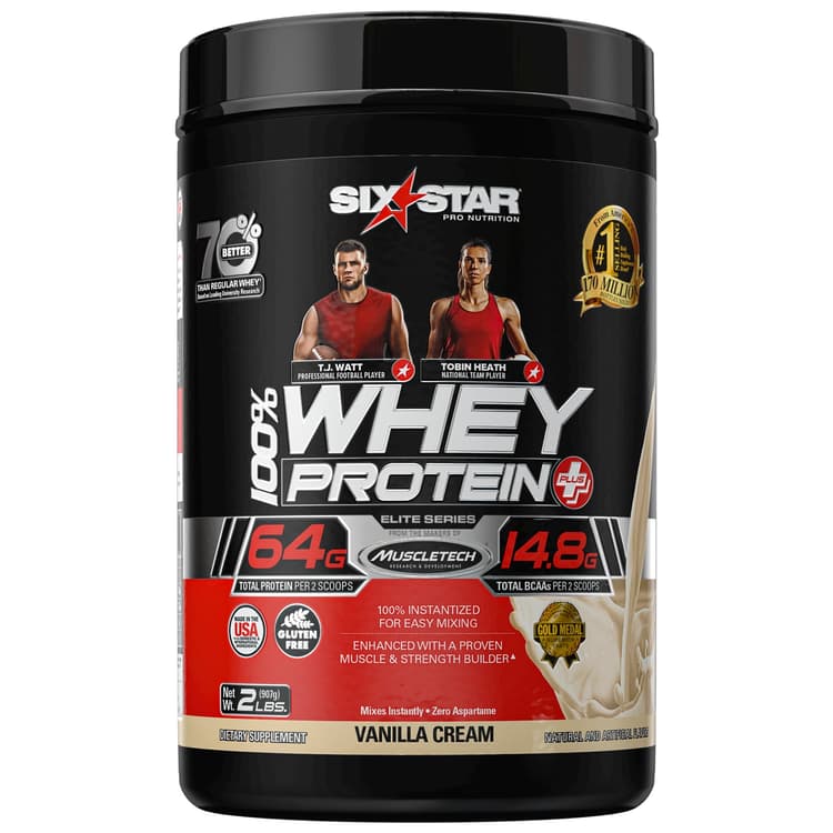 Six Star Elite Series 100% Whey Protein Plus Vanilla Cream
