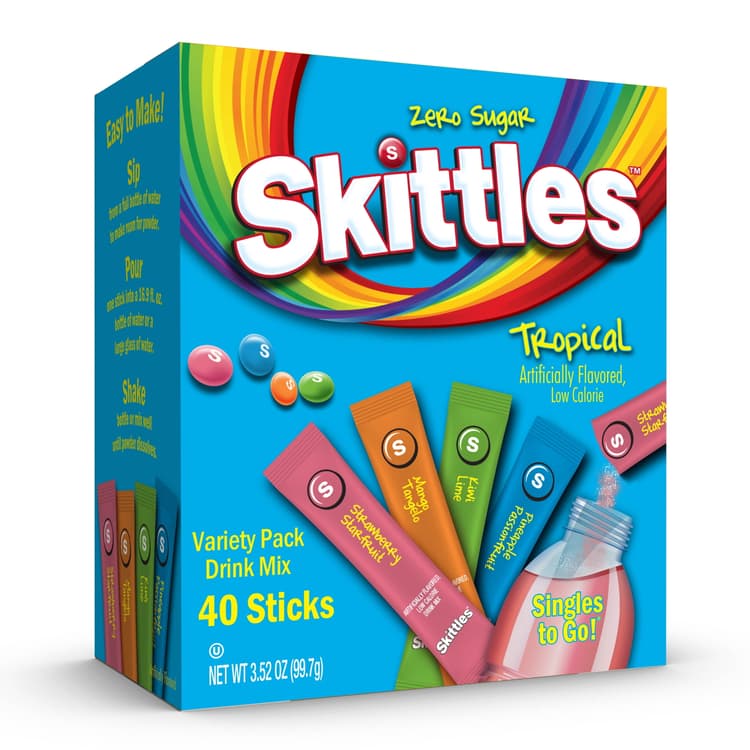 Skittles Tropical Variety Pack Drink Mix
