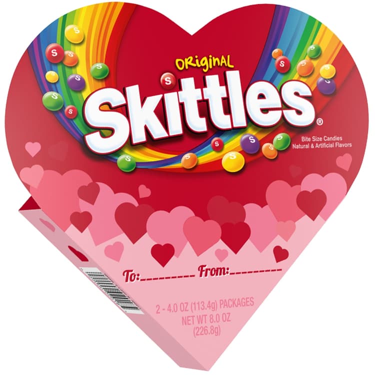 Skittles Original Valentine'S Day Chewy Candy, 2 Bag