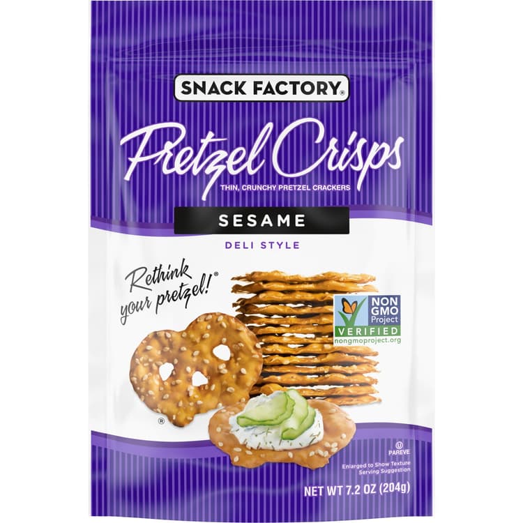 Snack Factory - Pretzel Crisp Sesame