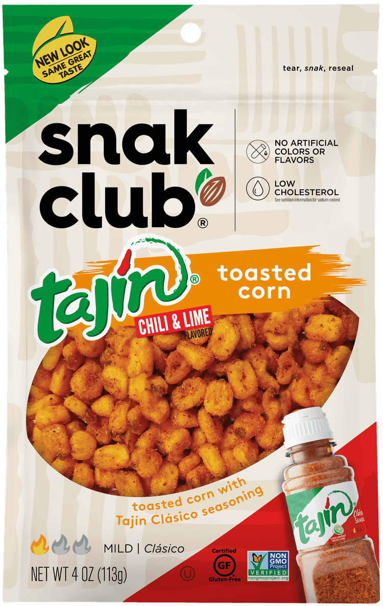 Snak Club Toasted Corn, Tajin, Chili & Lime, Mild