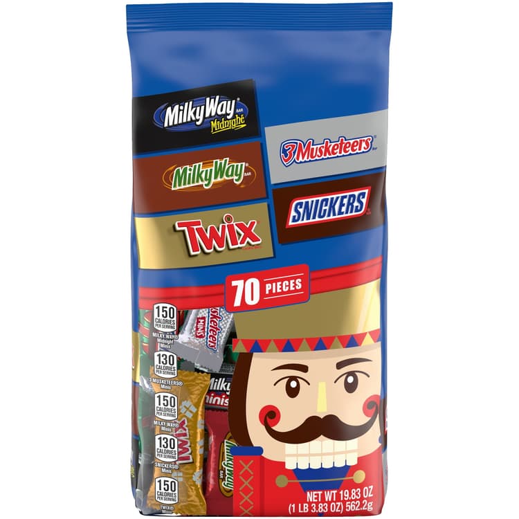 Snickers, Twix & More Chocolate Christmas Candy Variety