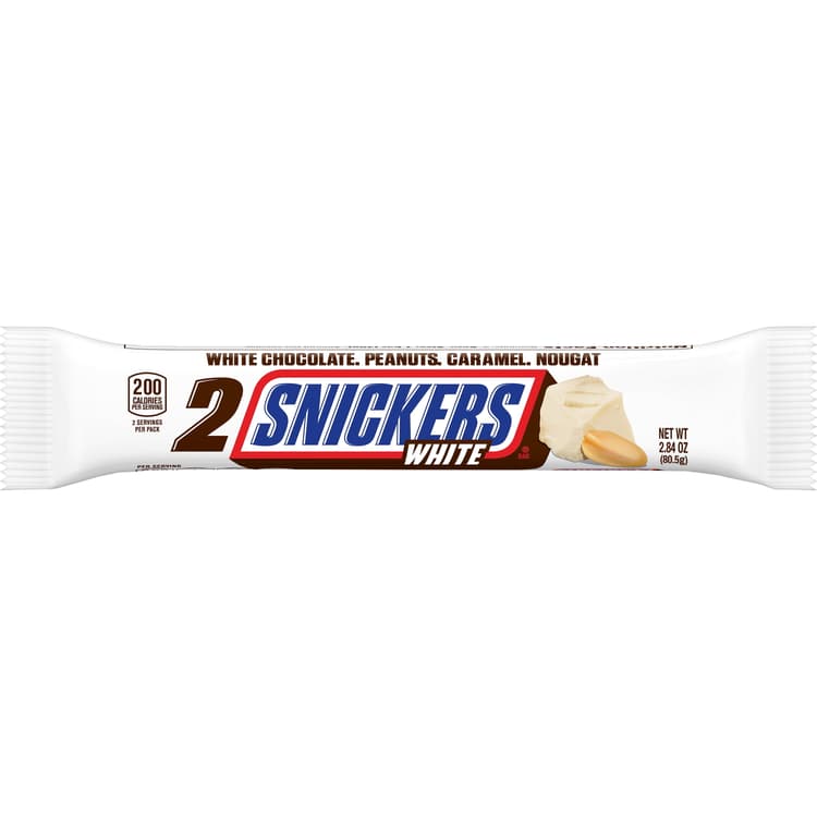 Snickers White Chocolate Flavored, Share Size Candy Bar