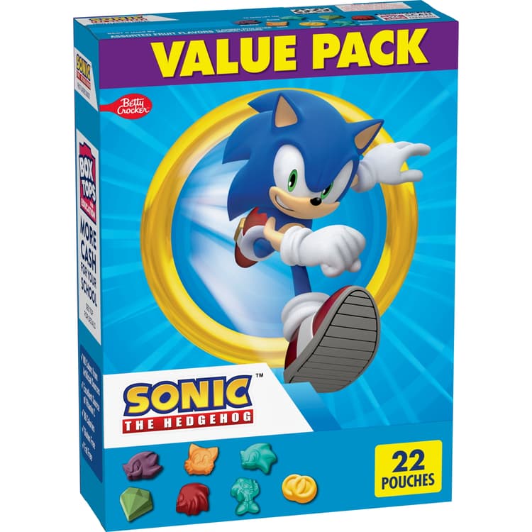 Sonic Fruit Flavored Snacks, Treat Pouches, Value