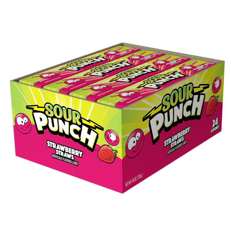 Sour Punch, Straws, Strikin' Strawberry