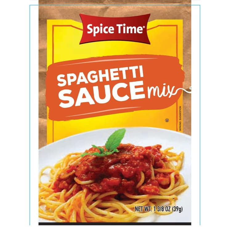 Spice Time Spaghetti Sauce Mix