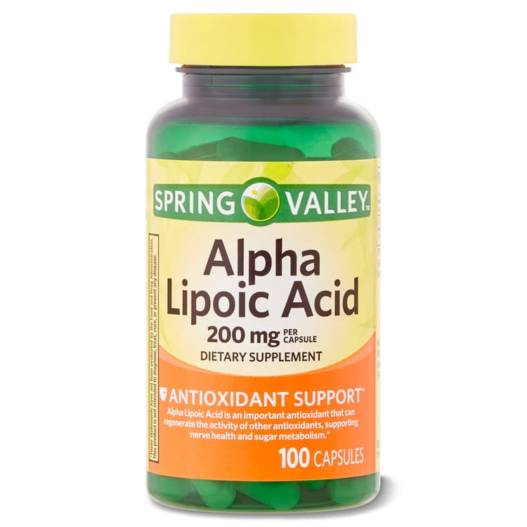 spring valley acetyl l carnitine alpha lipoic acid Spring Valley Alpha Lipoic Acid