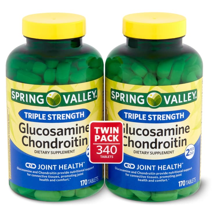 Spring Valley Glucosamine Chondroitin Dietary Supplement Twin Pack