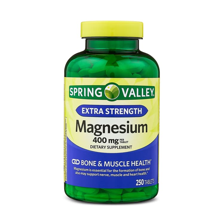 Spring Valley Magnesium Bone & Muscle Health Dietary Supplement Tablets