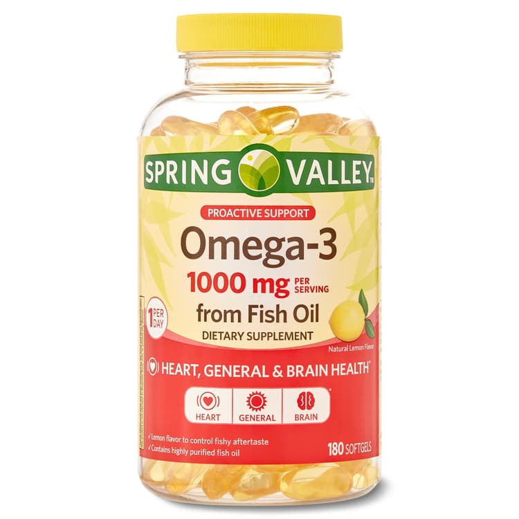 Spring Valley Omega-3 Fish Oil Soft Gels