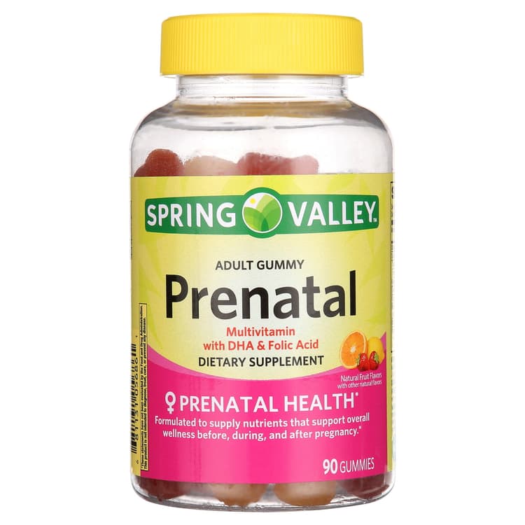 Spring Valley Prenatal Multivitamin Gummies With Dha And Folic Acid