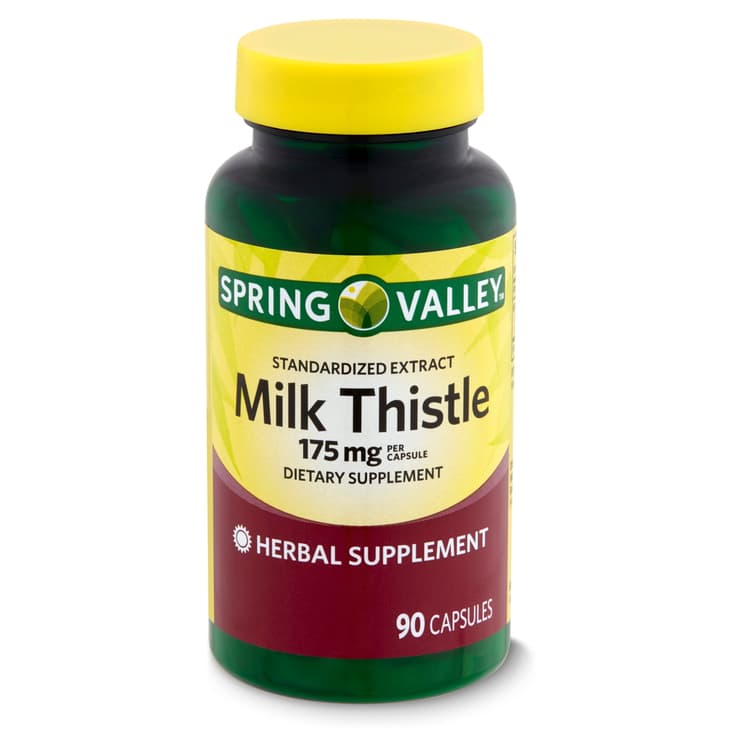 Spring Valley Standardized Extract Milk Thistle Dietary Supplement Capsules