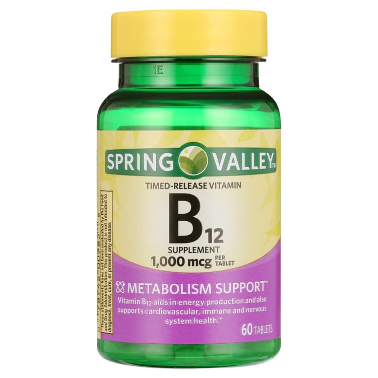 Spring Valley Timed-Release Vitamin B12 Supplement