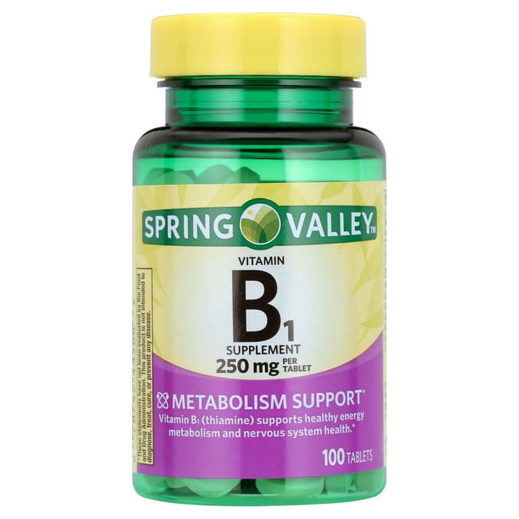 Spring Valley Vitamin B1 Supplement