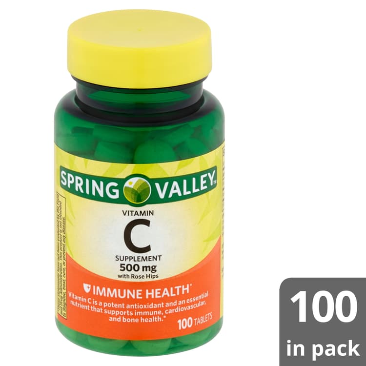 Spring Valley Vitamin C With Rose Hips Supplement
