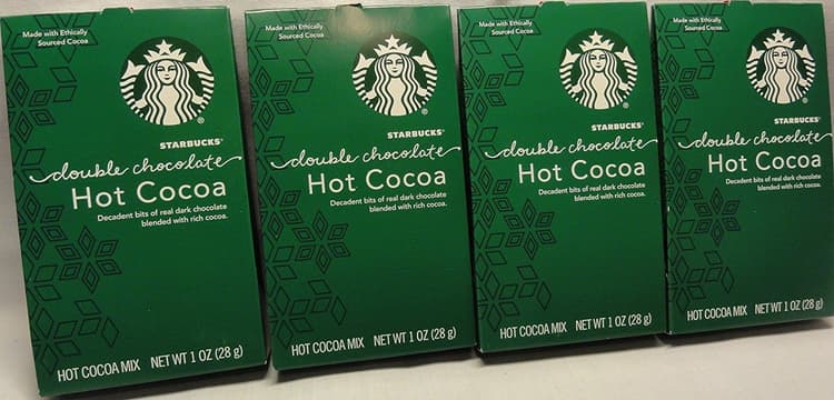 Starbucks Cocoa Hot Holiday Double Chocolate