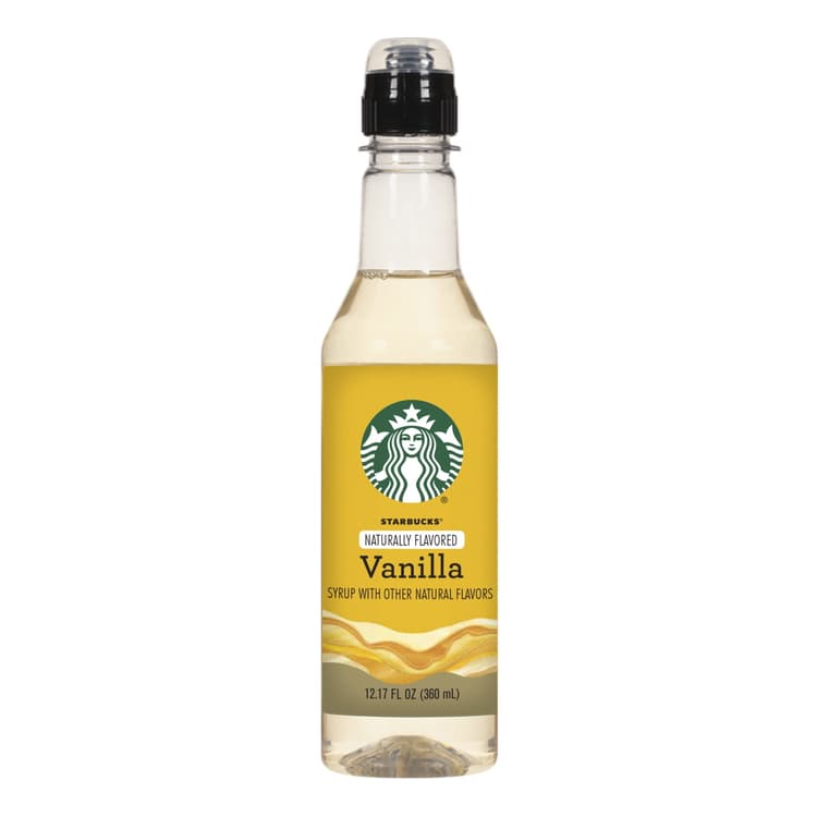 Starbucks Naturally Flavored Vanilla Coffee Syrup, 1 Bottle Of