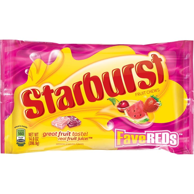 Starburst Fruit Chews, Favereds