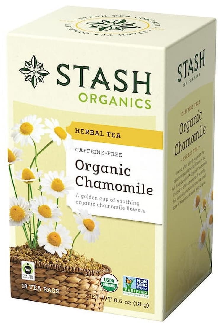 Stash Organic Herbal Tea Caffeine Free Chamomile