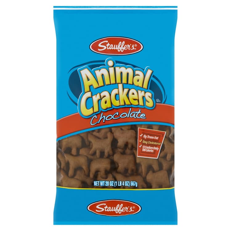 Stauffer'S, Animal Crackers, Chocolate, Bag (Pack Of