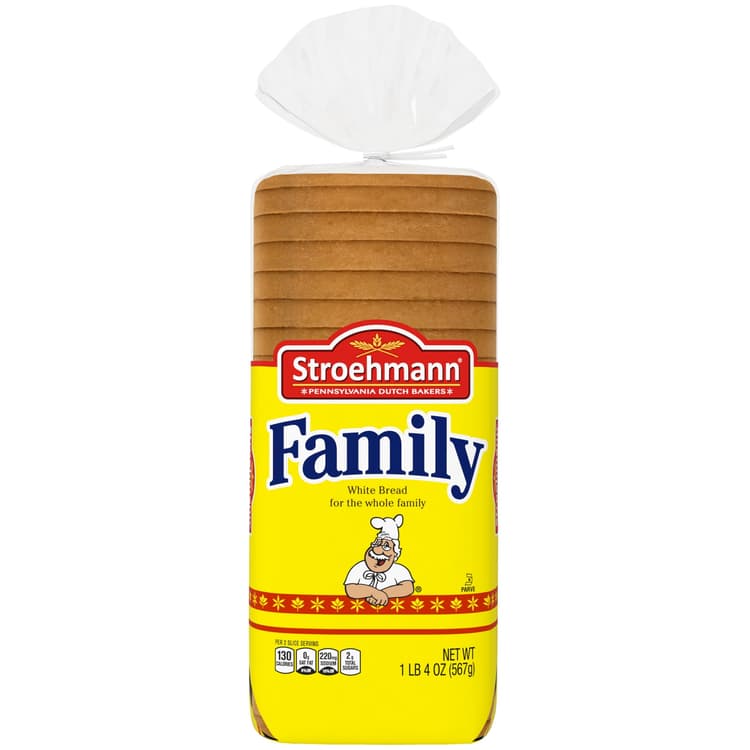 Stroehmann Family Size White Bread