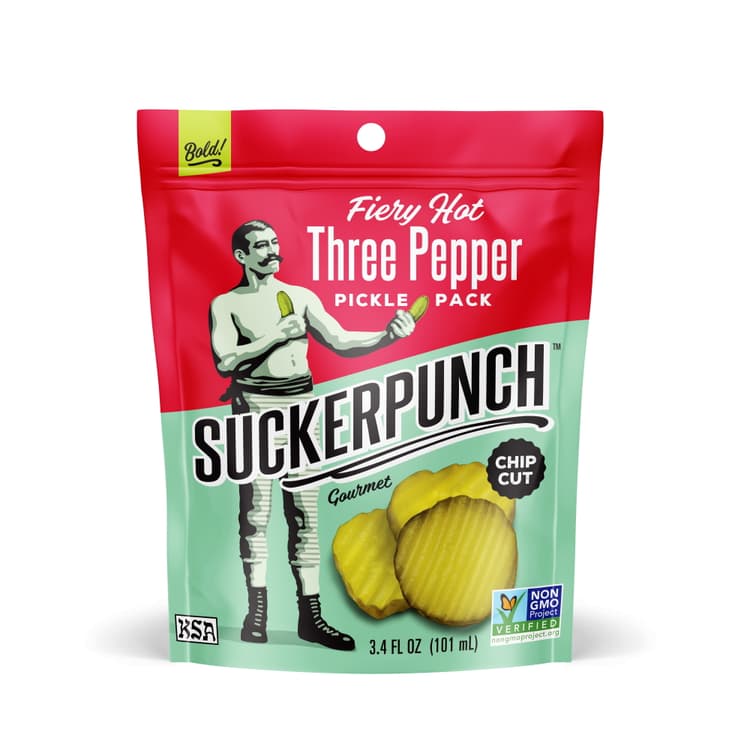 Suckerpunch Pickle Chips 3 Pepper