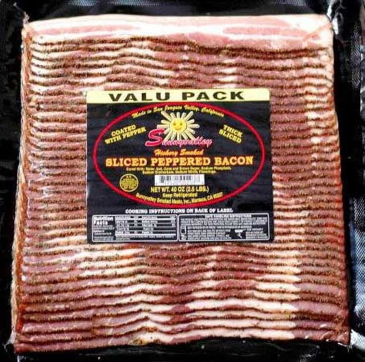 Sunnyvalley Sliced Peppered Bacon