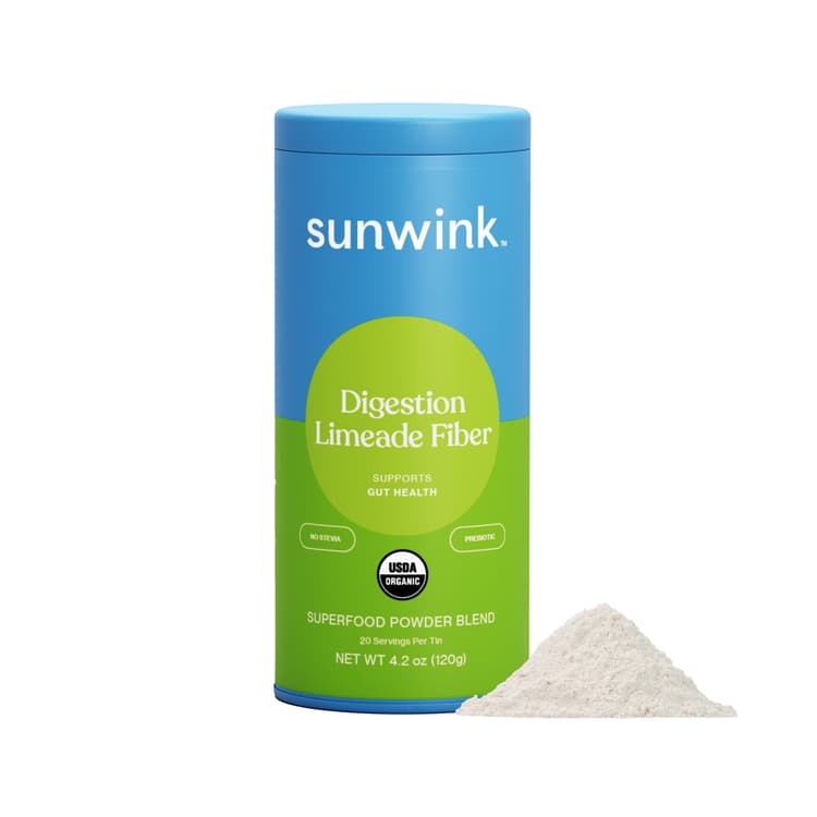 Sunwink Digestion Limeade Fiber Superfood Powder Blend