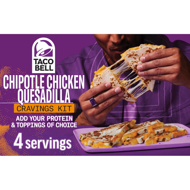 Taco Bell Chipotle Chicken Quesadilla Cravings Kit