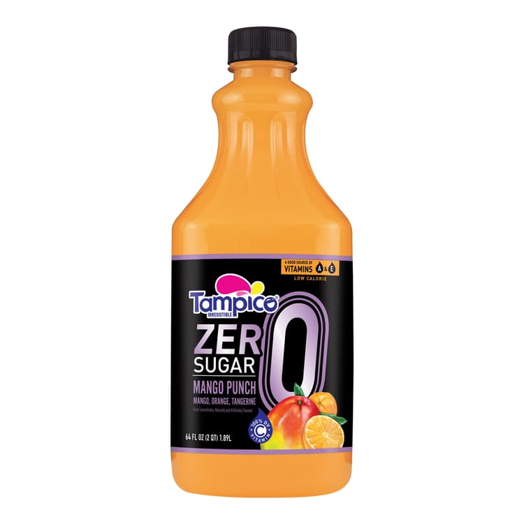 Tampico Zero Sugar Mango Punch, Mango Orange Tangerine Juice Drink