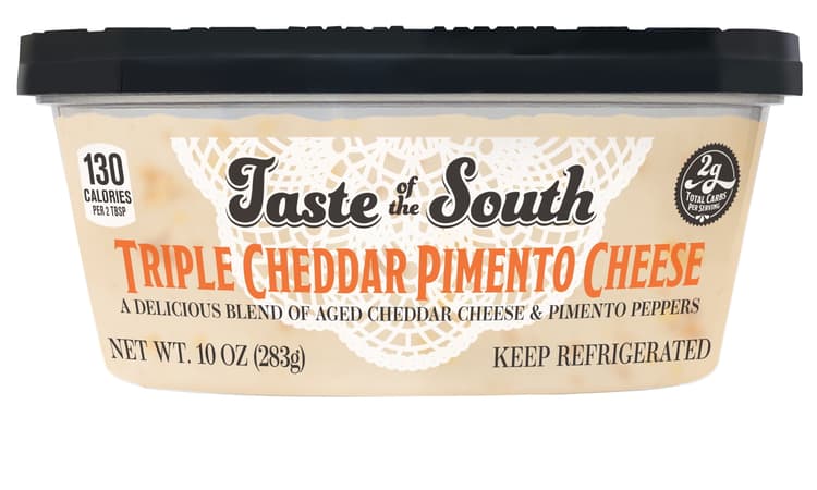 Taste Of The South Triple Cheddar Pimento Cheese, (Tub, Spread