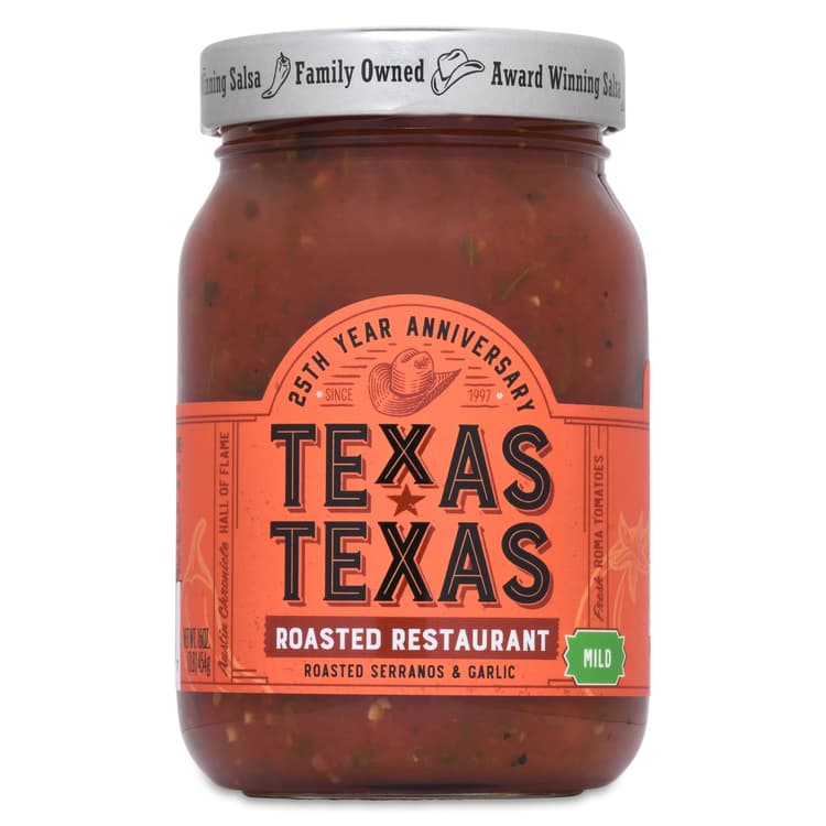 Texas Texas Roasted Restaurant Style Mild Salsa Jar